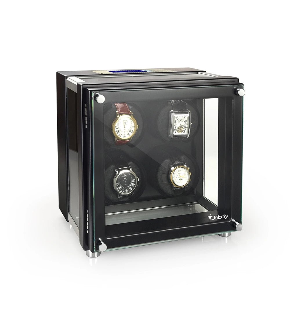 Premium Square 4 Watch Winder JBW223 - Jebely